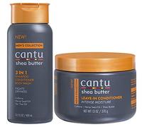 Balsamo corpo 3 in 1 per balsami per uomo Cantu Shampoo 400 ml con Lascia in balsamo 370 ml