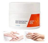 Balsamo crema alleviante, lozione nutriente delicata, 50 ml, aiuto per le mani con impugnatura, strumento idratante, riparazione della pelle con facile utilizzo, accessori per la casa per viaggi