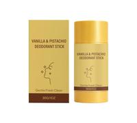 Balsamo deodorante alla vaniglia e pistacchio, schiarente per le ascelle, sensazione di freschezza, riduce le macchie scure e il colorito non uniforme, protezione dagli odori per tutto il giorno