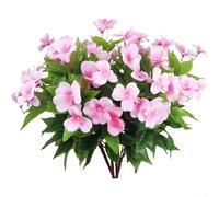 Balsamo di seta artificiale realistico, per la decorazione della casa e del giardino, adatto per recinzioni e bonsai, come accessorio fotografico con aspetto naturale (rosa)