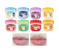 Balsamo idratante per labbra - sbiancante fruttato | Set da 8 pezzi di design natalizio per la cura delle labbra - per donne, uomini, famiglia, inverno, freddo, trucco, viaggi
