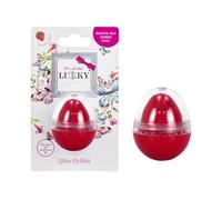 Balsamo labbra con glitter Lukky rosa rossa