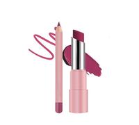 Balsamo Labbra Genli Oil, Matita Labbra 2 in 1, Balsamo Labbra Idratante e Idratante 24 Ore, Matita Labbra Waterproof a Lunga Tenuta, Idratante e Brillante
