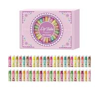 Balsamo Labbra Idratante,48 Pezzi Set Balsamo Labbra Trucco Con 12 Sapori - Rossetto Rinfrescante - Per Donne Ragazze Festa Ufficio Casa Routine Quotidiana Pendolarismo San Vacanza
