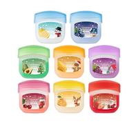 Balsamo Labbra Idratante Balsamo Nutriente Alla Frutta | 8 Pezzi Tema Natale Balsamo Labbra Schiarente Per Donne Uomini Giovani Inverno Freddo Trucco Casa Viaggio Sonno Notturno
