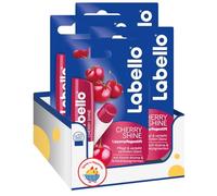 Balsamo Labbra Idratante Rosso Ciliegia - Effetto Brillante con Estratti Fruttati - 4,8 g - Variazioni 4/6/8/10 Pezzi (4)