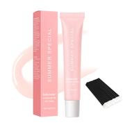 Balsamo Labbra Summer Butter Lip Gloss - Idratante E Lucidante Istantaneo, Cura Lenitiva per Labbra Secche E Screpolate, Maschera Labbra Tintata Con 50 Pennelli - Vegan E Naturale - #4Cake