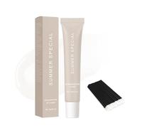 Balsamo Labbra Summer Butter Lip Gloss - Idratante E Lucidante Istantaneo, Cura Lenitiva per Labbra Secche E Screpolate, Maschera Labbra Tintata Con 50 Pennelli - Vegan E Naturale - #1Vanilla