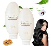 Balsamo Lisciante Nutriente Per Capelli Danneggiati, Balsamo Idratante Riparatore, Balsam Ammorbidente, Trattamento Idratane Nutriente Anti-Crespo, Districante E Idratante (2 pz)