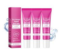 Balsamo lucidalabbra ai peptidi Pro-Collagene, lucidalabbra idratante e volumizzante, trucco a lunga tenuta, non appiccicoso, finitura trasparente e lucida per labbra più carnose, 15 g