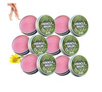 Balsamo Miracle, crema lenitiva per schiena, piedi e corpo, crema comfort per le piante per un supporto rilassato, vitamina E naturale, idratante e adatto a tutti i tipi di pelle (6 pezzi)