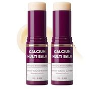 Balsamo multiuso al calcio, balsamo volumizzante al calcio for la cura della pelle, stick idratante al collagene, anti-età, idratante, rassodante, adatto for occhi, viso e collo(2pcs)