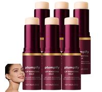 Balsamo multiuso al calcio in stick, crema antietà e antirughe, stick collagene per viso, occhi, collo e labbra, siero idratante e cura rassodante, riduce le linee sottili. 6 pezzi