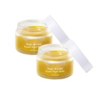 Balsamo Notte Magic Wrinkle Eraser, Balsamo Viso Notte Idratante Profonda per Pelli Mature, Riduce Visibilmente Linee Sottili e Rughe, Adatto a Tutti i Tipi di Pelle