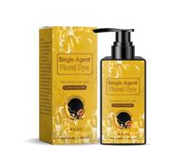 Balsamo Nutriente For Il Colore Dei Capelli Neri - Formula A Base Vegetale, Tintura Rapida In 15 Minuti, Applicazione In 1 Passaggio For Lisci E Lucenti, Uomini Donne(Black)