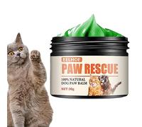 Balsamo Paw Pad - Cera di per cani da 30 g per zampe e nasi secchi - Burro di crema con gommino per animali domestici, ciuccio per zampe e nasi secchi, guarisce crepe e ferite, per cani gatti