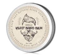 Balsamo per barba con profumo di sandalo, cera per barba - Stylt, rafforza & Rende la barba e i baffi morbidi - Regali per uomini (VANILLA)