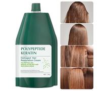 Balsamo per Capelli Danneggiati | Maschera Levigante - Balsamo Idratante Per Cuoio Capelluto Riparatore Quotidiano Uomo Donna Bagno Notte Casa Viaggio