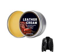 Balsamo per Cuoio,80g Furniture Salve for Leather,Crema Specifica per Prodotti in Pelle,Salve per Mobili in Pelle,Crema per Il Restauro della Pelle,Adatto Scrivanie,Armadi,Divani,scarpa,Sedili Auto