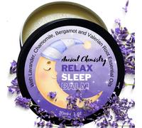 Balsamo per il sonno 100% naturale ammorbidisce la pelle mentre rilassa la mente, sfrega il sonno sulle tempie o sui punti del polso, lavanda, bergamotto e camomilla olio essenziale