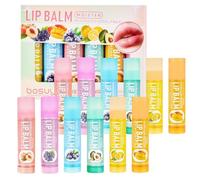 Balsamo per labbra, 12 pezzi, per la cura delle labbra, per labbra molto secche, per la cura delle labbra con profumo di frutta, per la notte, idratante e nutriente