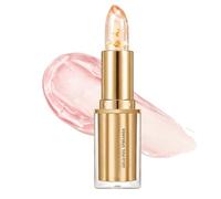 Balsamo per labbra che cambia colore, 3,5 g, impermeabile, con lamina | 3,5 g, cambia colore, design con lamine dorate trasparenti, formula impermeabile, cura idratante per le labbra