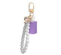 Balsamo per labbra da viaggio, cover portachiavi con clip per modello, portatile, per bellezza, lucidalabbra, balsamo anti-perdita