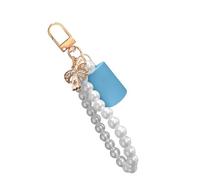 Balsamo per labbra da viaggio, cover portachiavi con clip per modello, portatile, per bellezza, lucidalabbra, balsamo anti-perdita