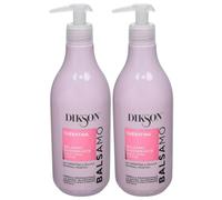 Balsamo RIGENERANTE Cheratina, Capelli Trattati e Sfibrati. Con Cheratina e Cellule Staminali Vegetali. Formula Professionale Con acido Ialuronico 500ml (2 Flaconi)