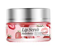 Balsamo riparatore per labbra al gusto di fragola, crema da notte idratante per la notte con idratante esfoliante per labbra