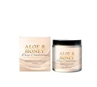 Balsamo senza risciacquo all'aloe vera e miele | Rinforza i capelli dalla radice alle punte | Riduce le doppie punte e la rottura | 120 g (4,23 oz)