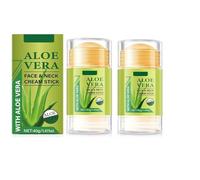 Balsamo Stick Idratante Viso con Aloe Vera, Stick Viso e Collo all'Aloe Vera, Lifting e Rassodamento, Nutriente Antirughe e Riparatore della Pelle, per Tutti i Tipi di Pelle