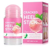 Balsamo Stick Riparatore per Talloni Screpolati, Ammorbidisce, Idrata e Ripara i Piedi Secchi Screpolati con il 60% di Urea, 2% Acido Salicilico, Senza Bisogno di Usare le Mani, 40g