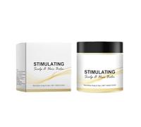 Balsamo Stimolante Per Cuoio Capelluto E Capelli, Arricchito Con Burro Di Karité E Burro Di Mango, Nutre E Stimola La Crescita Di Capelli Sani E Più Folti (1pcs)