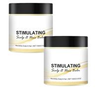 Balsamo stimolante per cuoio capelluto e capelli, Nutre cuoio capelluto e capelli, Crema di karitè e nutriente Nutriente per la salute Nutrizione (2pcs)
