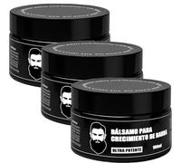 Balsamo Stimolante Per La Crescita Della Barba, Balsamo Stimolante Ultra Potente Per La Crescita Della Barba, Crema Idratante E Rinforzante Per La Barba, Cura Idratante Per La Barba Da Uomo,3pcs