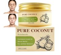 Balsamo Viso al Cocco,Idratante Viso e Corpo per la Pelle Secca,Crema Idratante Notturna per Mani e Gomiti,Idratazione Tutto il Giorno,Serrature in Umidità,Cura della Pelle Morbida e Liscia (1pcs)