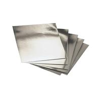 Balsat | Palletina argento per confezionamento sottovuoto | 100 pezzi | 25 x 21 cm | Cartone resistente ideale per salsicce, salmone e alimenti | Confezione da 100 pezzi