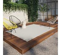 BALTA Tappeto esterno, tappeto in tessuto piatto, ideale per esterni sulla terrazza o interni in un soggiorno, camera da letto, tessitura meccanica effetto tappeti iuta, polipropilene, 160 x 230 cm,