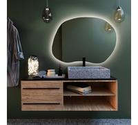Baltica Design Bright Stain II specchio 90x64 cm con illuminazione 5904107914640