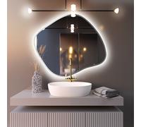 Baltica Design Bright Stain III specchio 50x43 cm con illuminazione argento 5904107920313