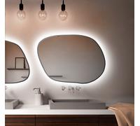 Baltica Design Bright Stain IV specchio 50x36 cm con illuminazione argento 5904107921020