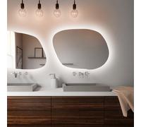 Baltica Design Bright Stain IV specchio 90x64 cm con illuminazione 5904107915715