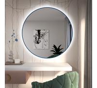 Baltica Design Tiny Border Bright specchio 90x90 cm rotonda con illuminazione blu 5904107930848