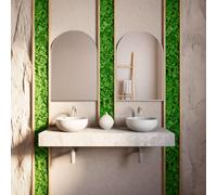 Baltica Design Tiny Border Pastille Cut specchio 60x90 cm argento 5904107924823