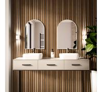 Baltica Design Tiny Border Pastille Cut specchio 60x90 cm bianco 5904107924564