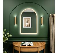 Baltica Design Tiny Border Pastille Cut specchio 60x90 cm con illuminazione oro 5904107929712