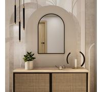 Baltica Design Tiny Border Pastille Cut specchio 60x90 cm nero 5904107924694