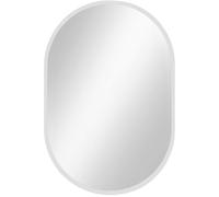 Baltica Design Tiny Border Pastille specchio 40x95 cm ovale bianco 5904107904870