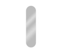 Baltica Design Tiny Border Pastille specchio 60x90 cm ovale bianco 5904107924281